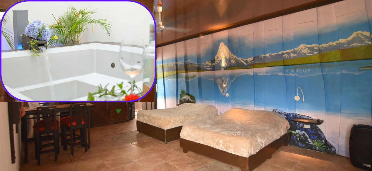 Vista general de la habitación